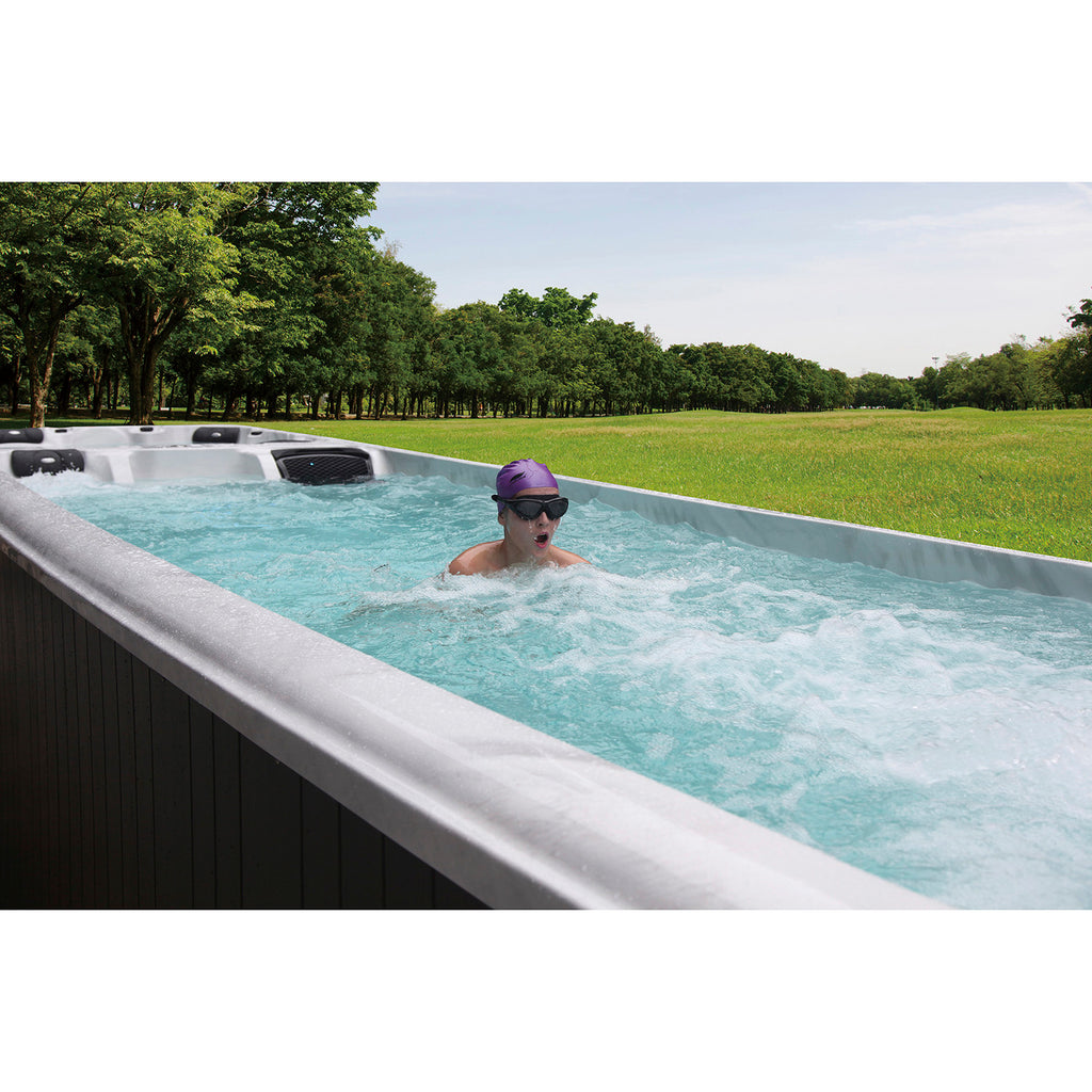 29ft Dual Temperature Swim Spa Fitness Etrainer Hot Tubs Swim Spas And Saunas For Customers 